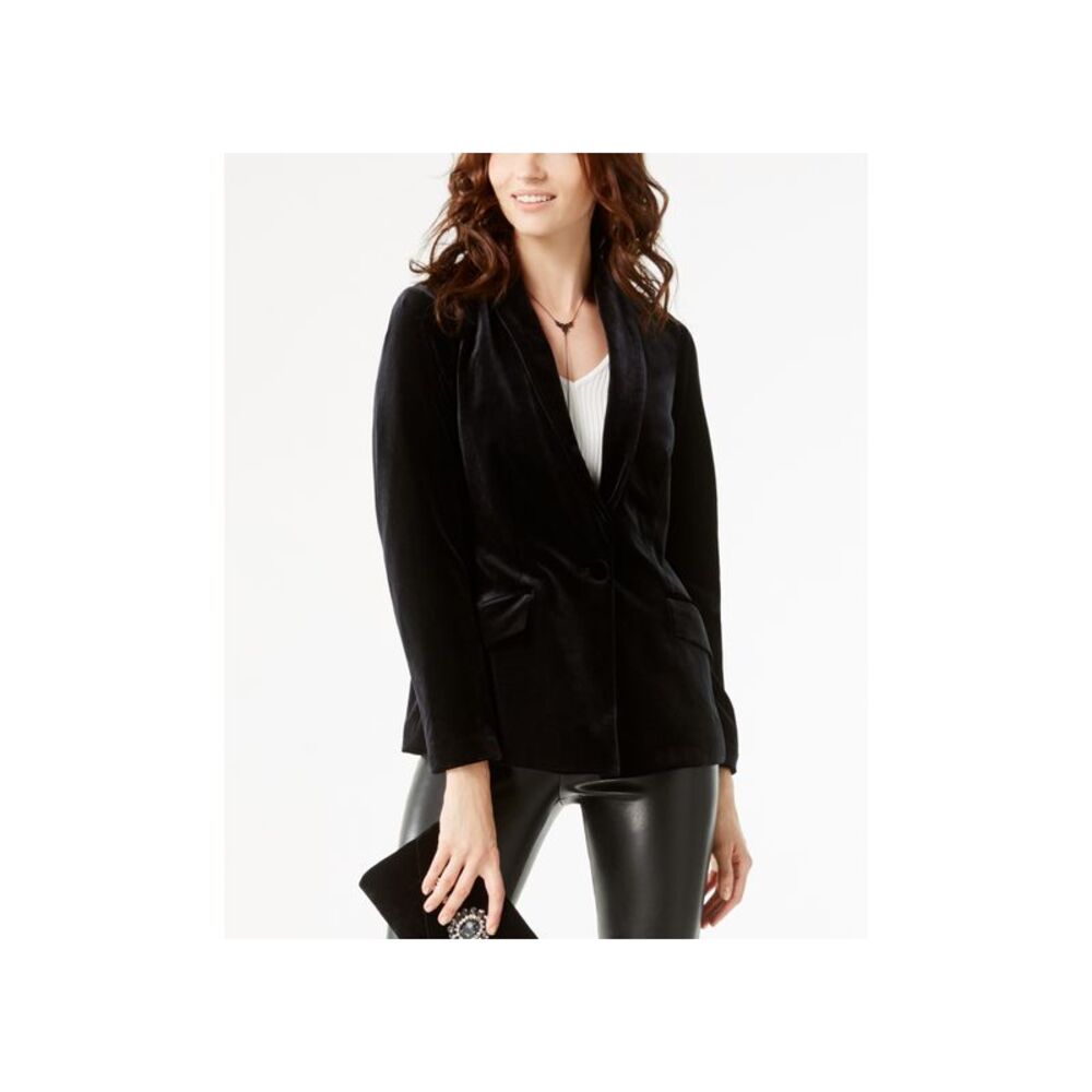 Women's Petite Velvet Blazer